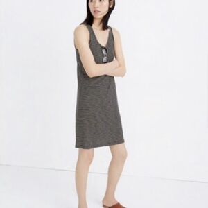 Madewell striped tank dress - xs
